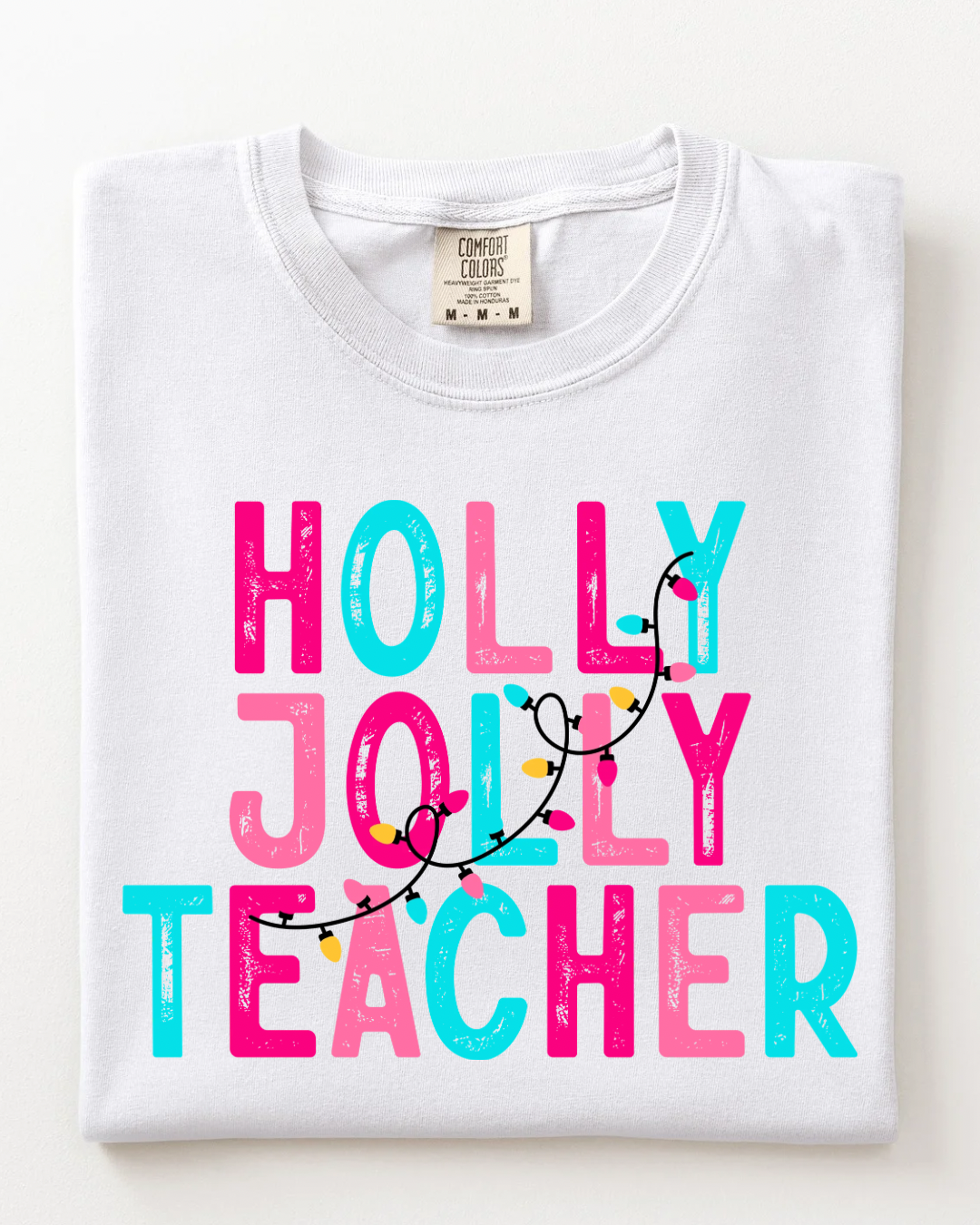 Holly Jolly Teacher tee
