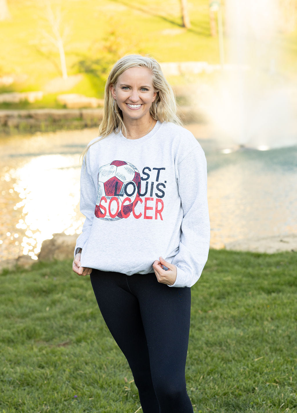 New St. Louis Soccer crewneck