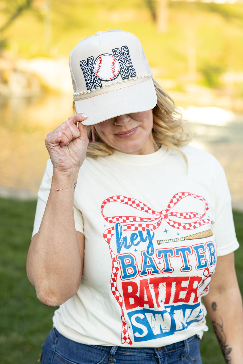 Baseball Mom Trucker Hat