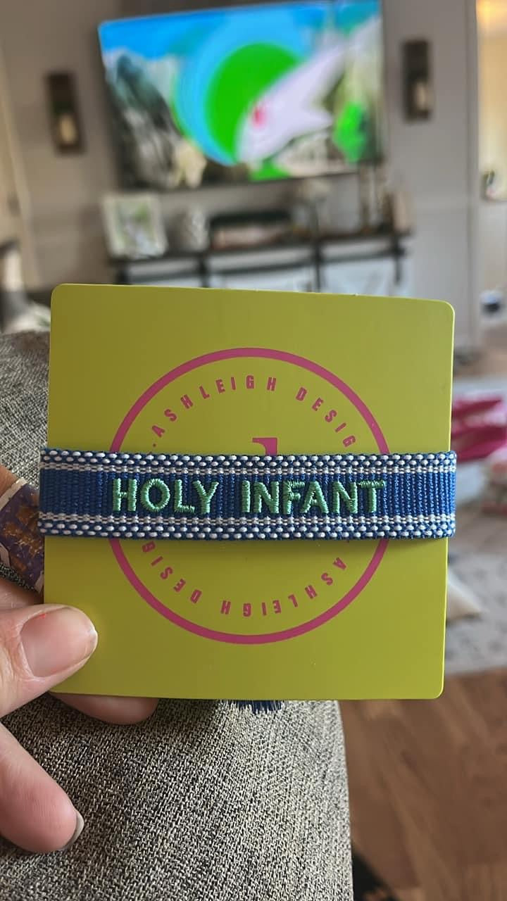 Holy infant adjustable bracelet