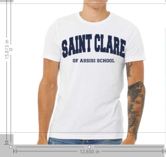 Saint Clare of Assisi School Tee