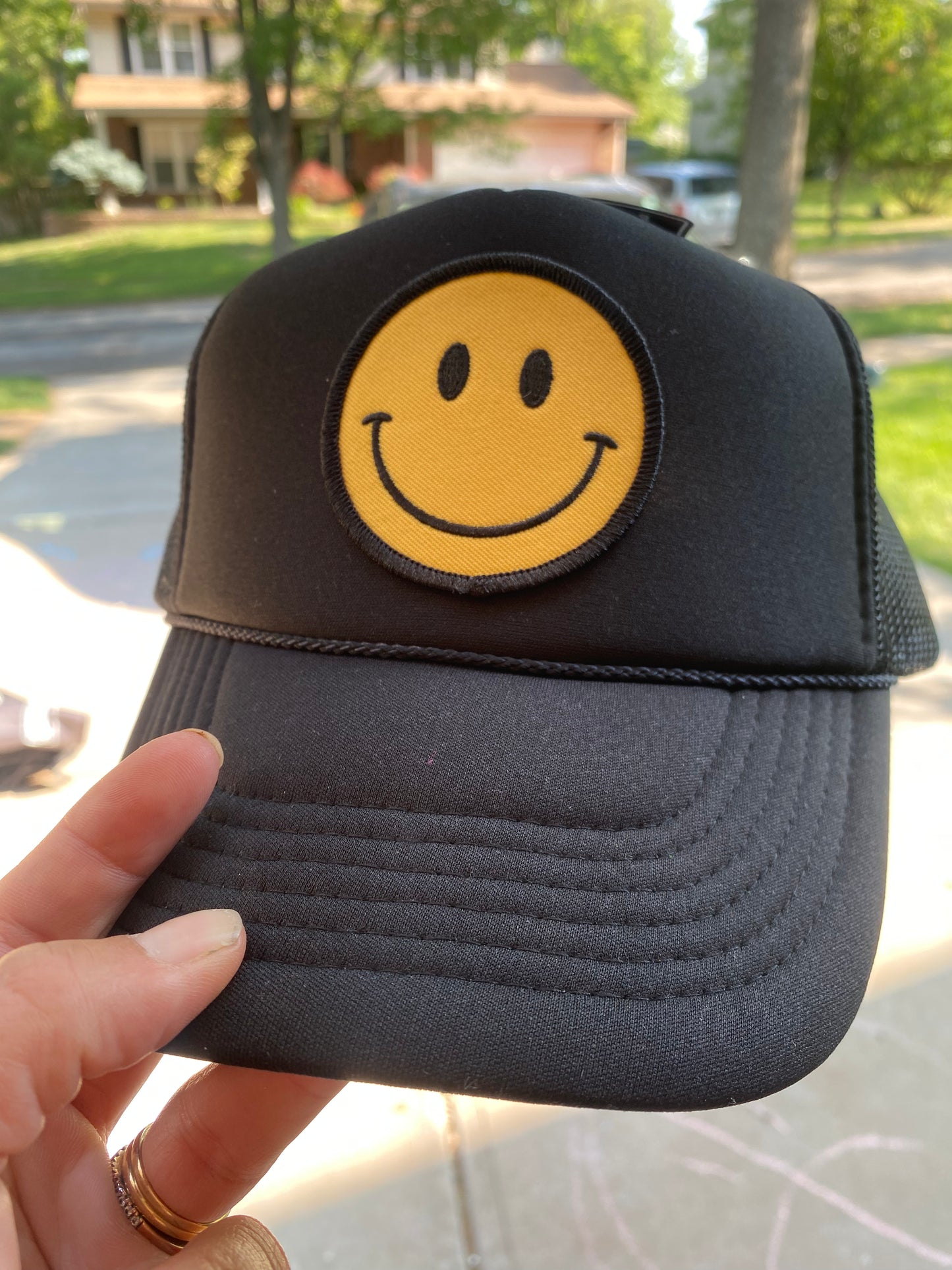 Black Trucker Hat