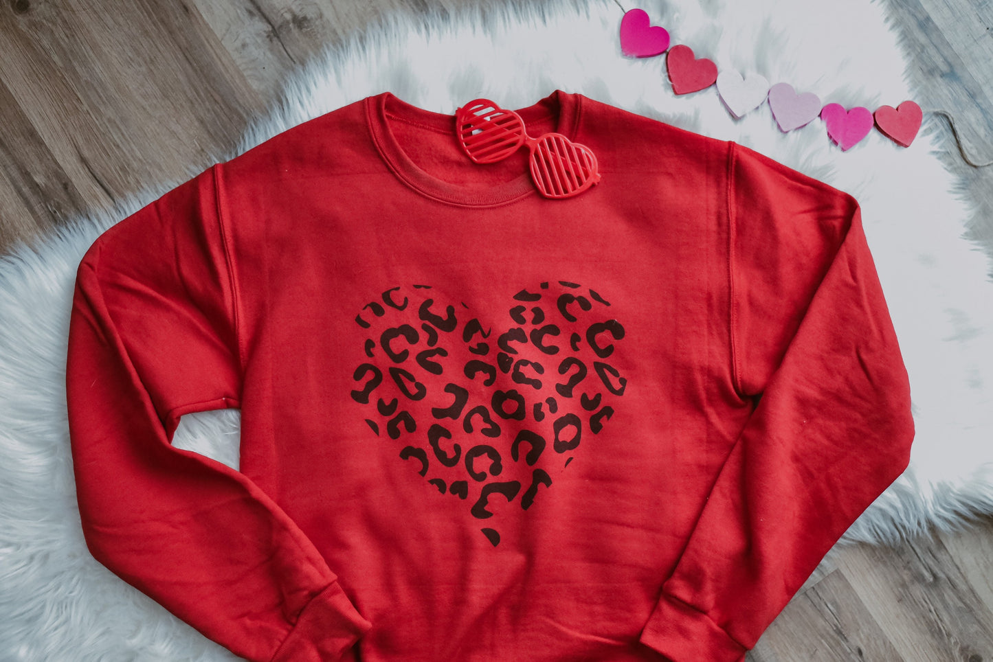 Leopard Heart sweatshirt