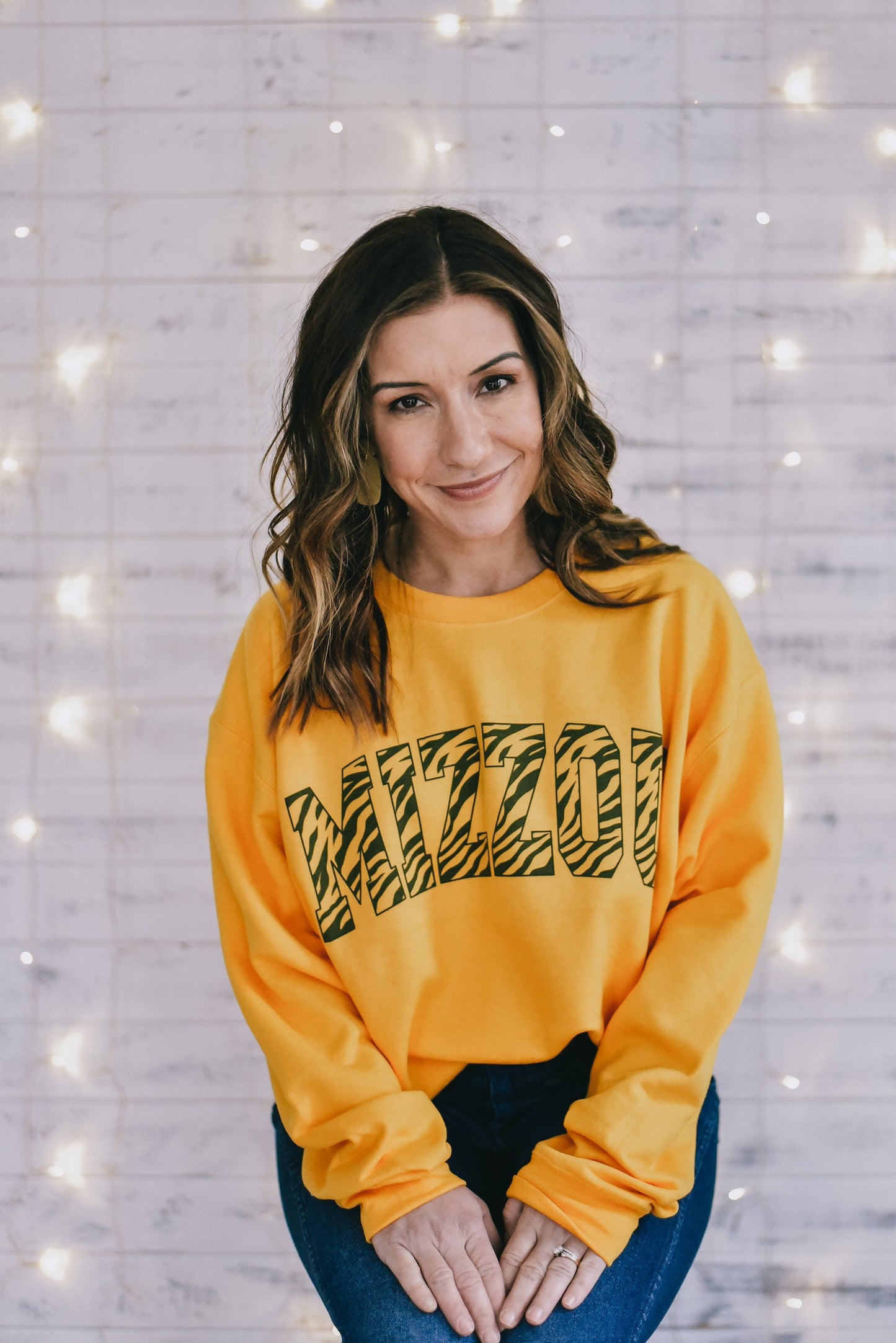 MIZ Tiger Striped Sweatshirt