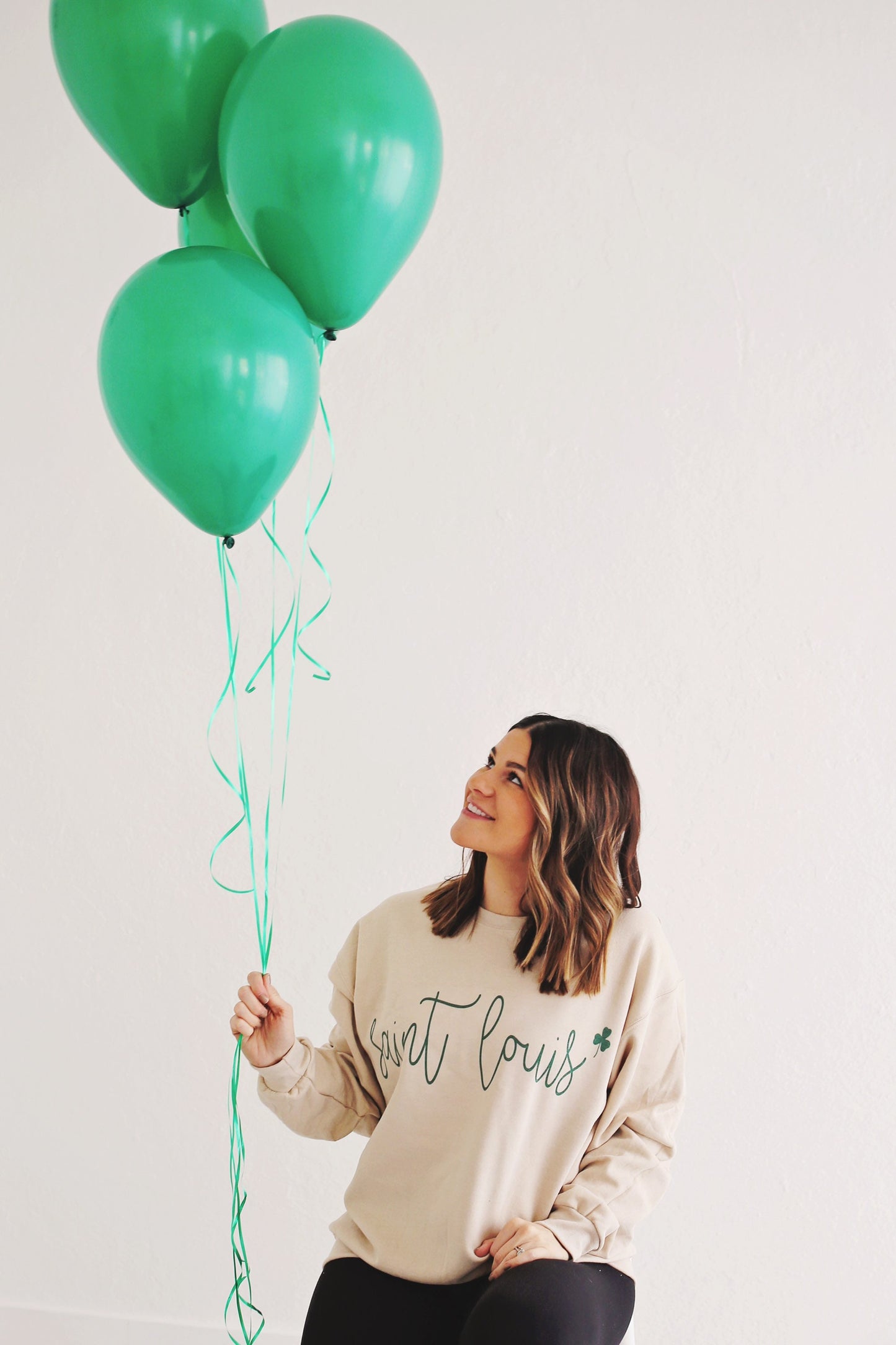 Saint Louis shamrock sweatshirt