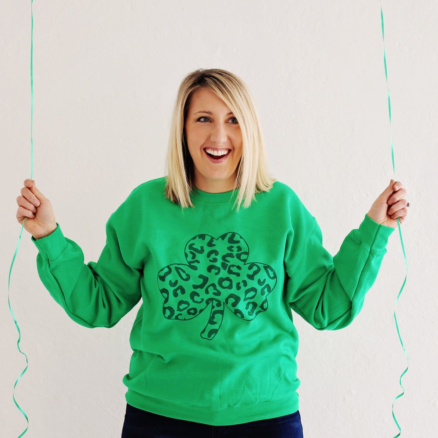 Leopard Shamrock Sweatshirt