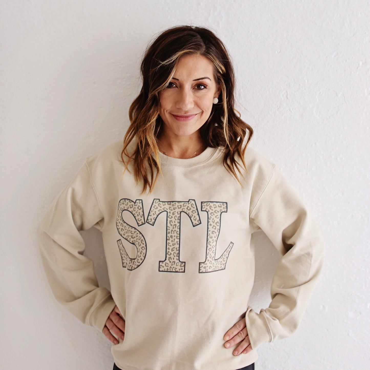 STL Leopard Sweatshirt