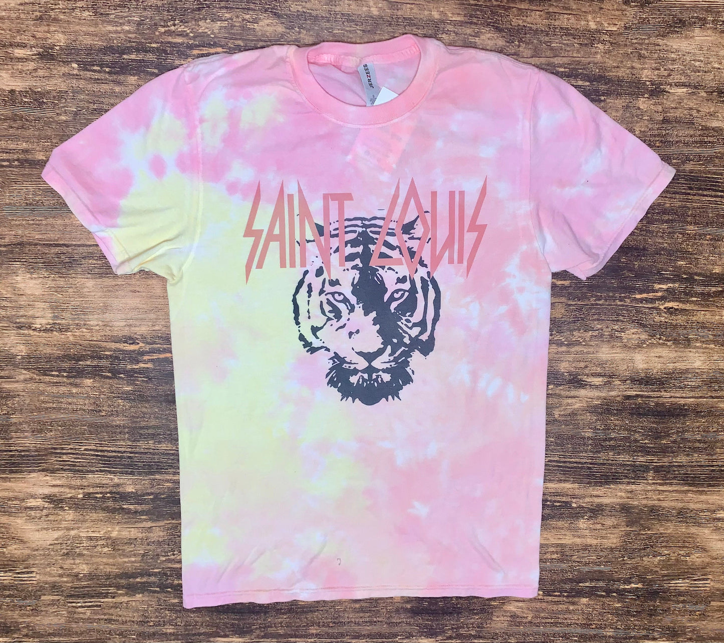 Saint Louis Tiger tie dye tee