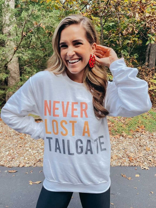 Never Lost a Tailgate Crewneck Sweatshirt