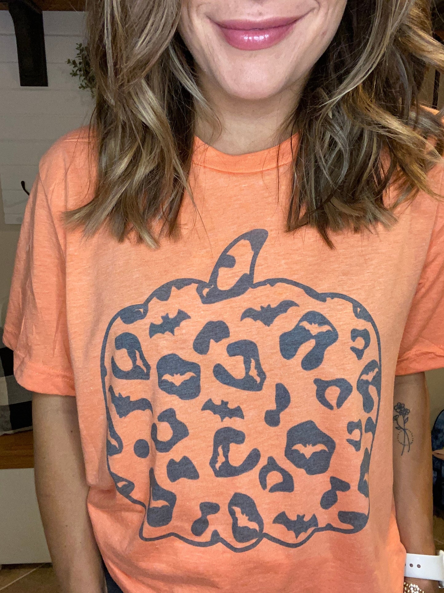 Leopard Pumpkin Tee
