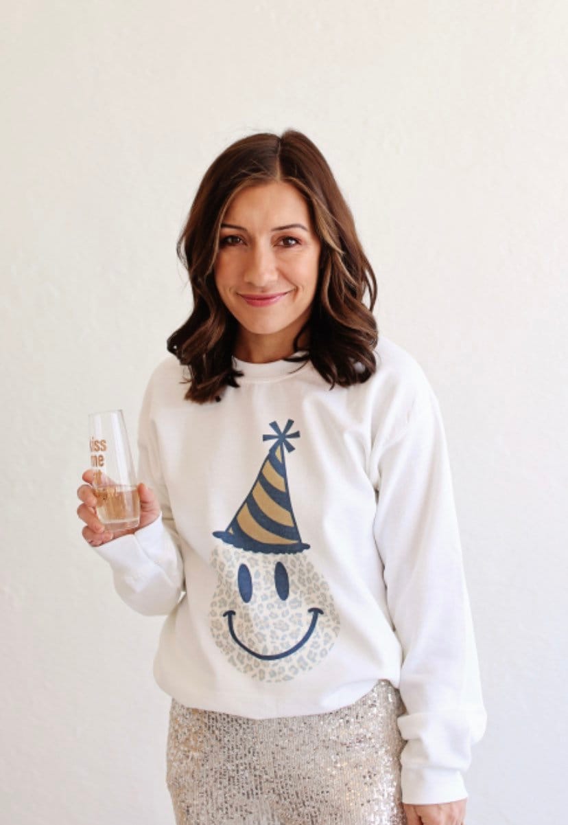 NYE Smiley Sweatshirt