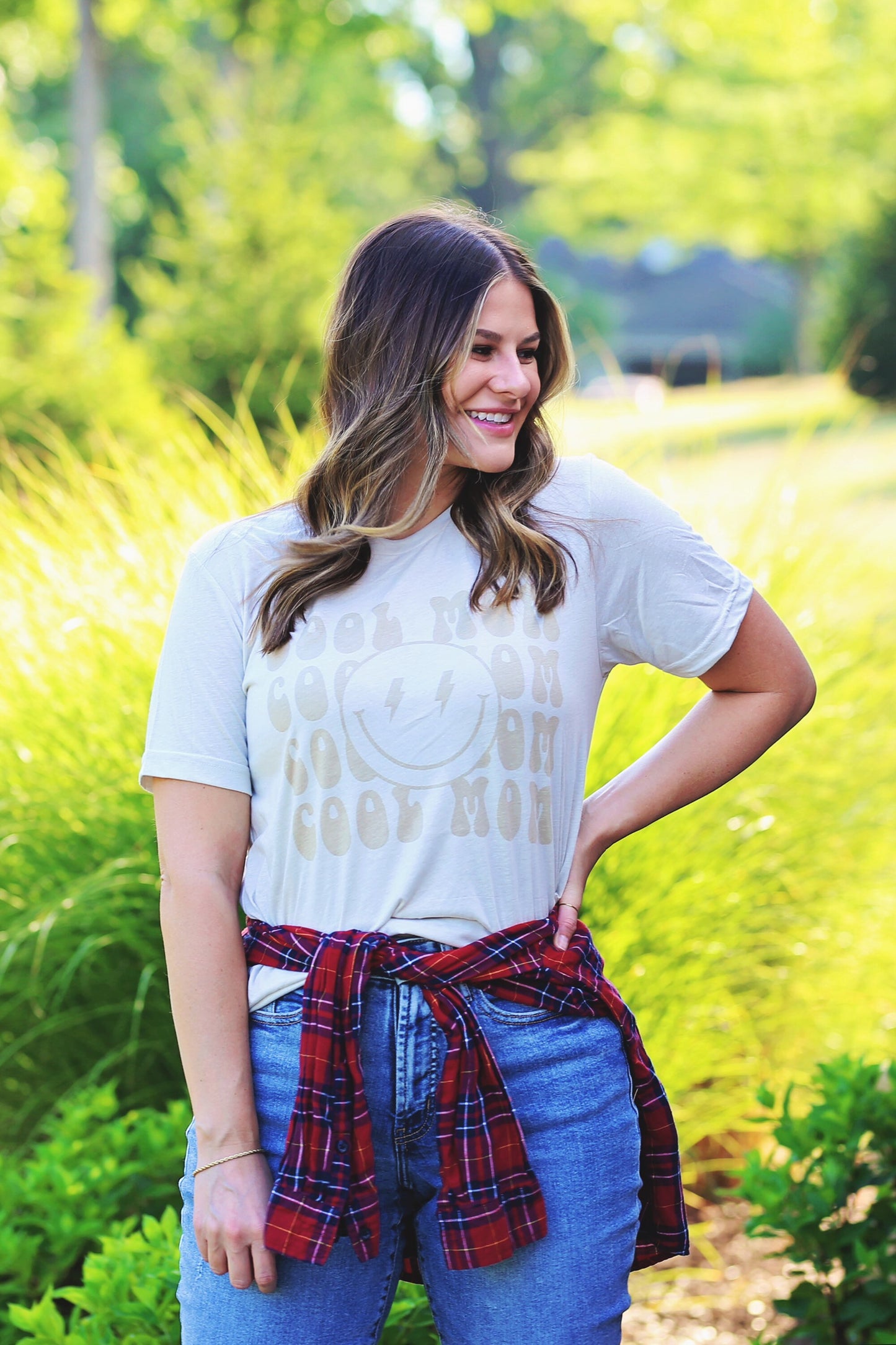 Cool Mom Smiley Tee