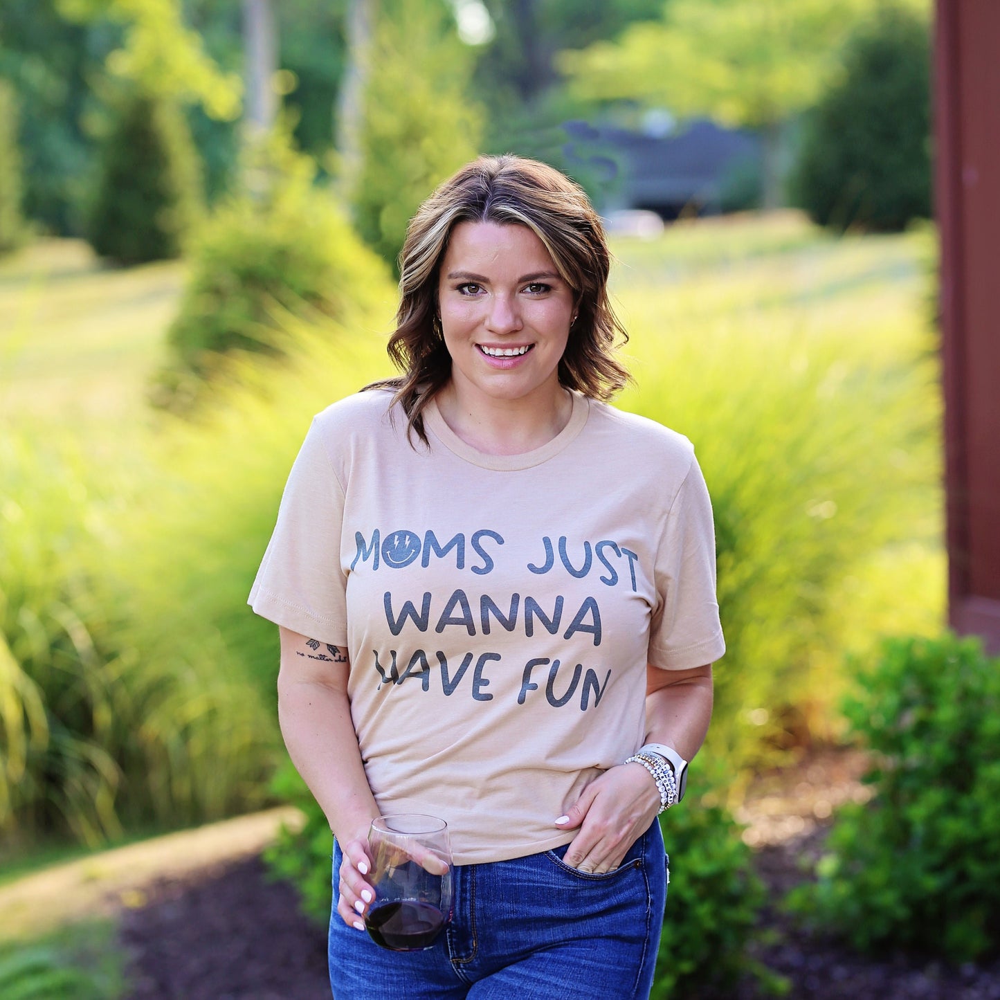 Moms Just Wanna Have Fun Tee