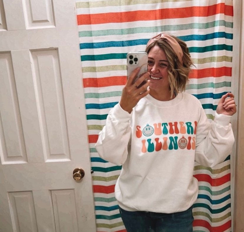 Southern Illinois Christmas crewneck