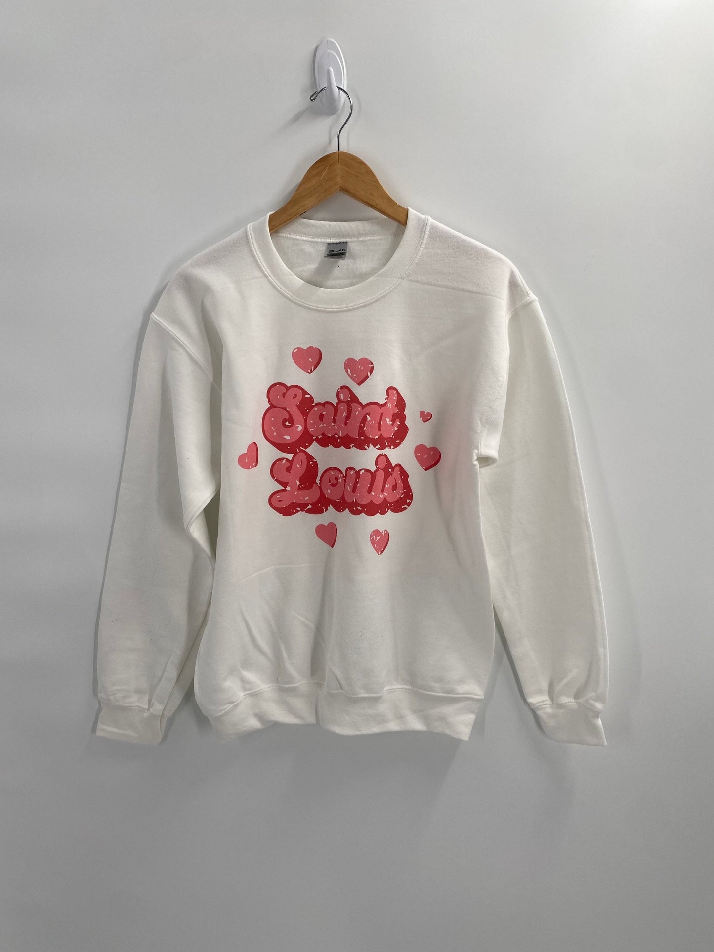 Youth Saint Louis Valentines Day sweatshirt