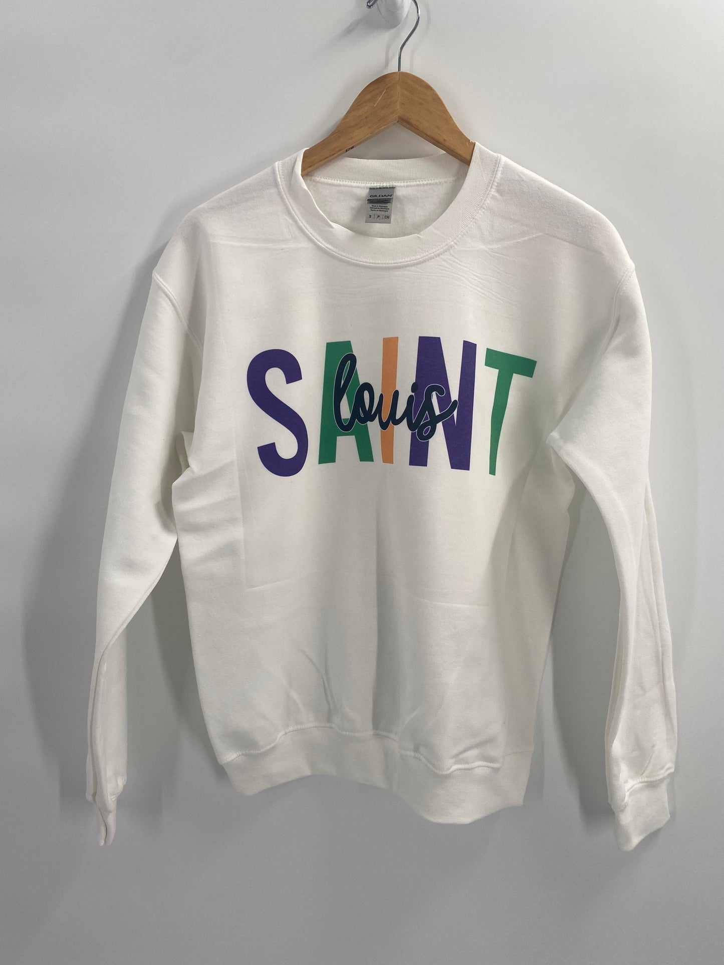 Saint Louis Mardi Gras crewneck