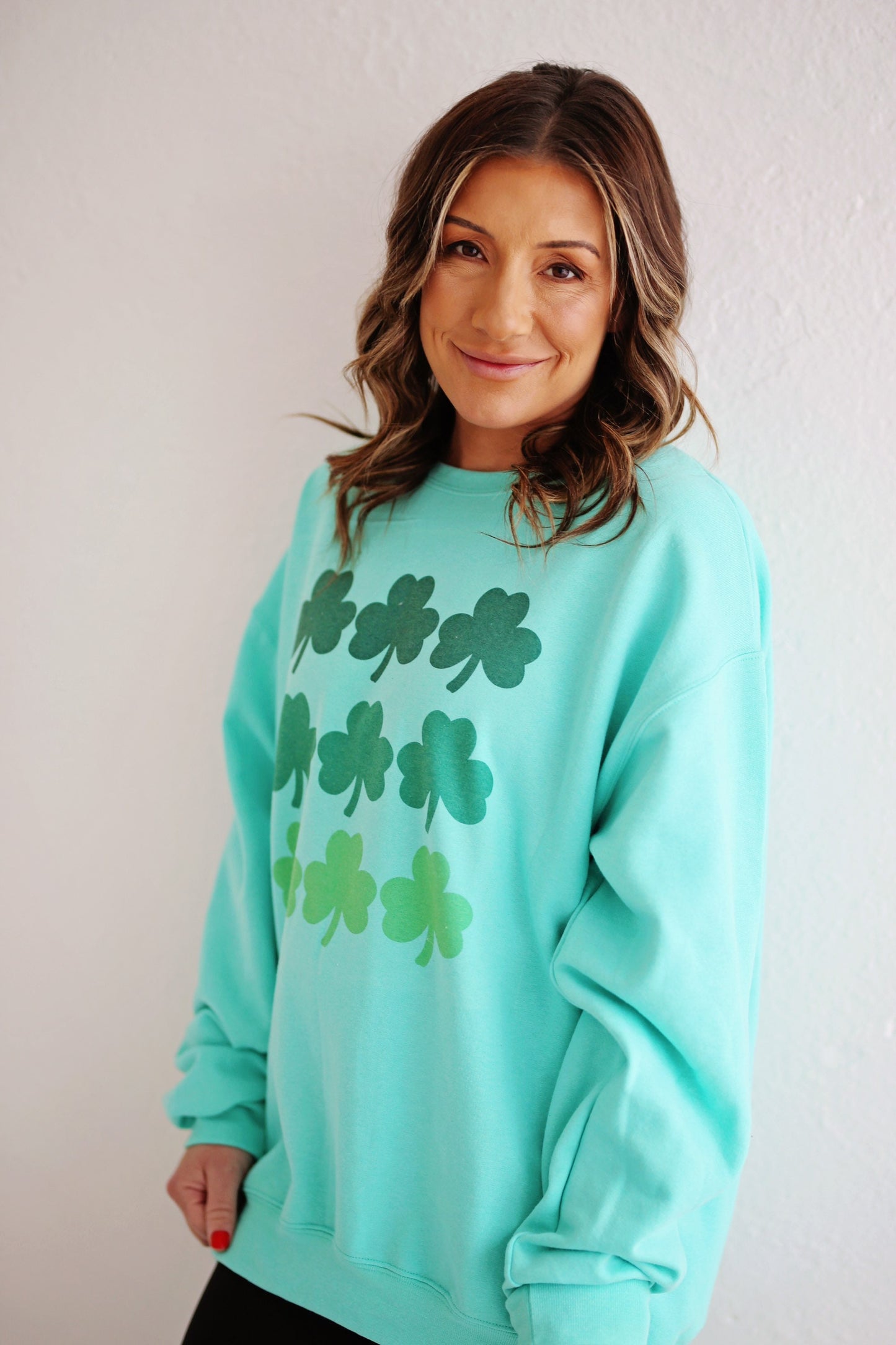 Shamrock shades sweatshirt