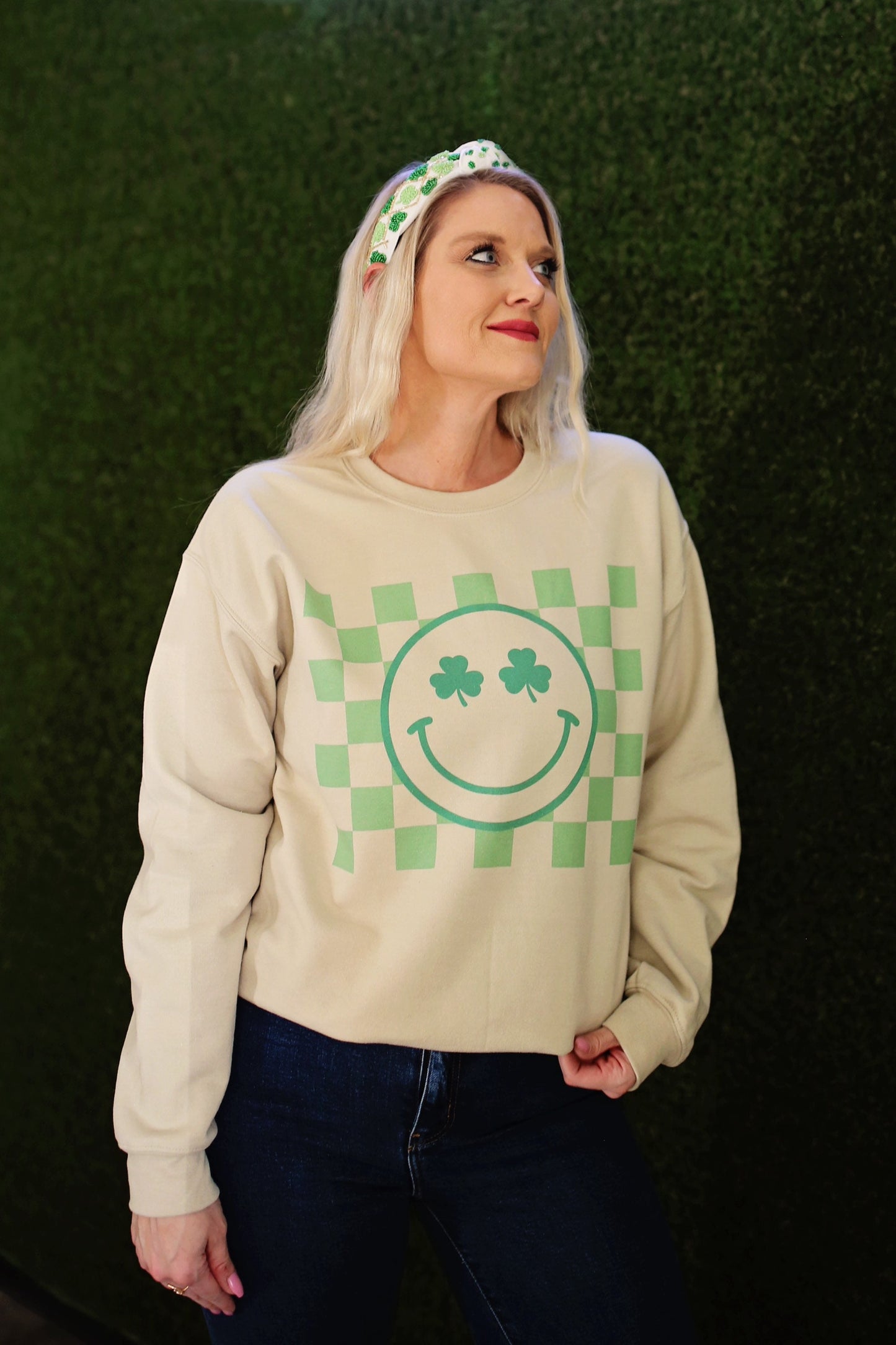 Shamrock Eyes Crewneck Sweatshirt