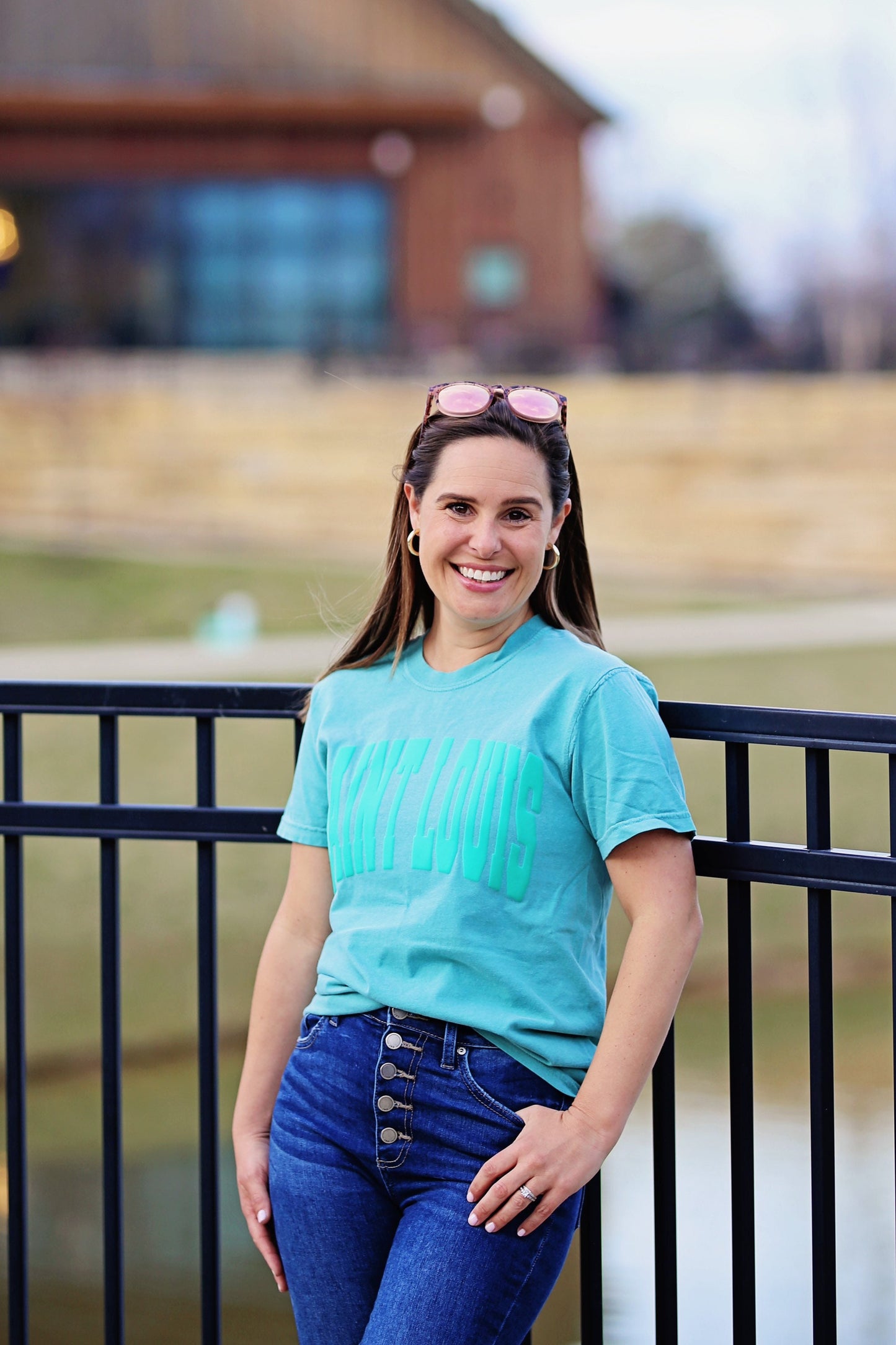 Seafoam Puff Saint Louis Tee