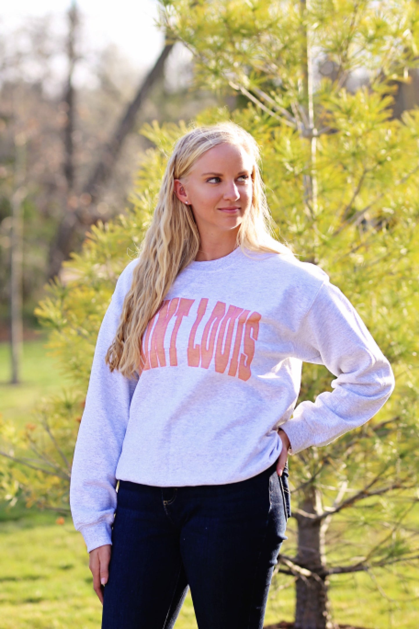 Orange Saint Louis Crewneck