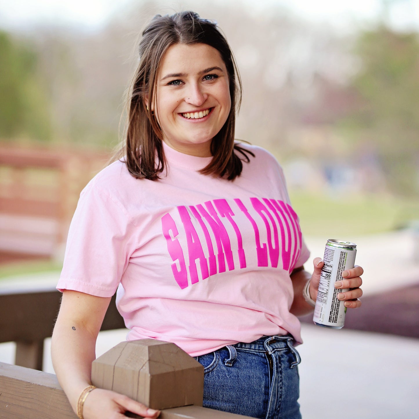Pink Puff Saint Louis Tee