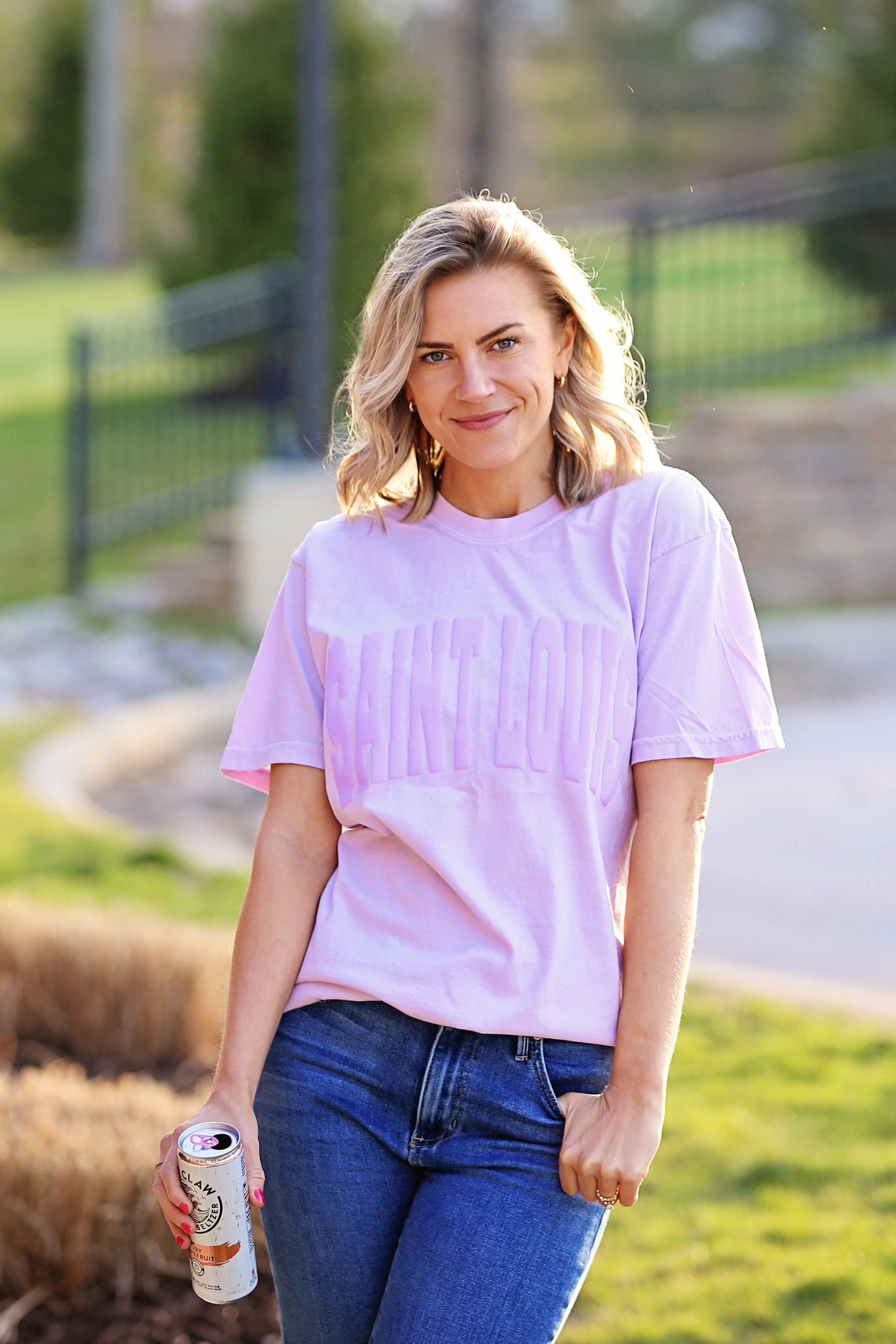 Lilac Puff Saint Louis Tee
