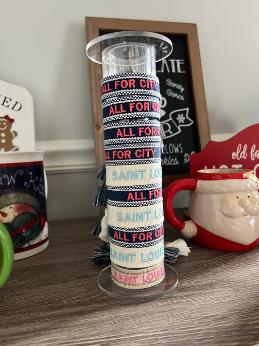 Saint Louis and City Tassel Bracelets