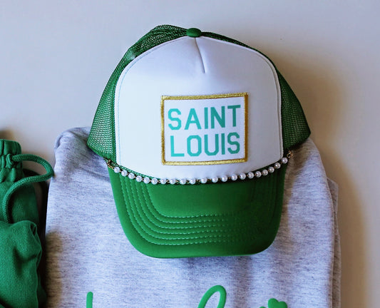 Kelly Green Saint Louis Trucker Hat