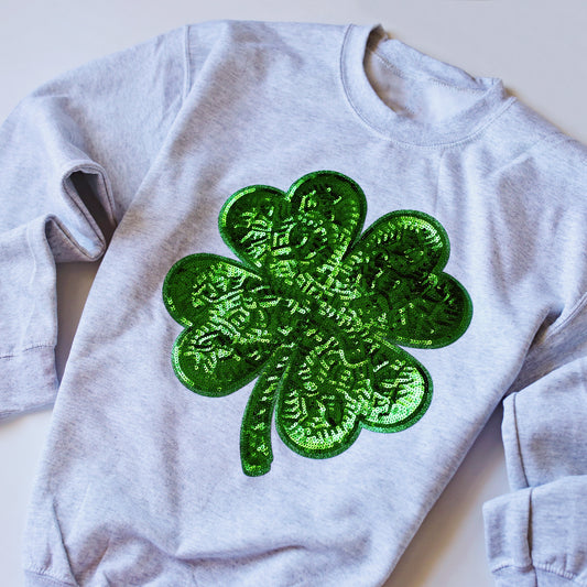 Shamrock Patch Crewneck