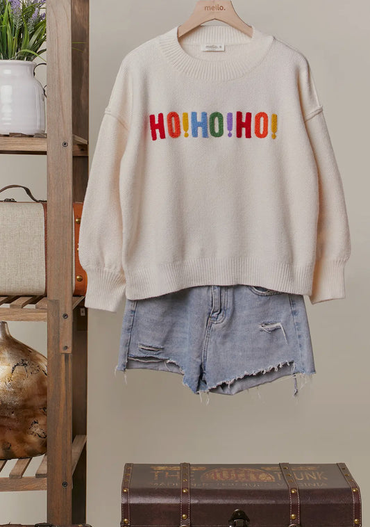 Oversized Merry Christmas Sweater