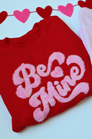 Fluffy Be Mine Crewneck