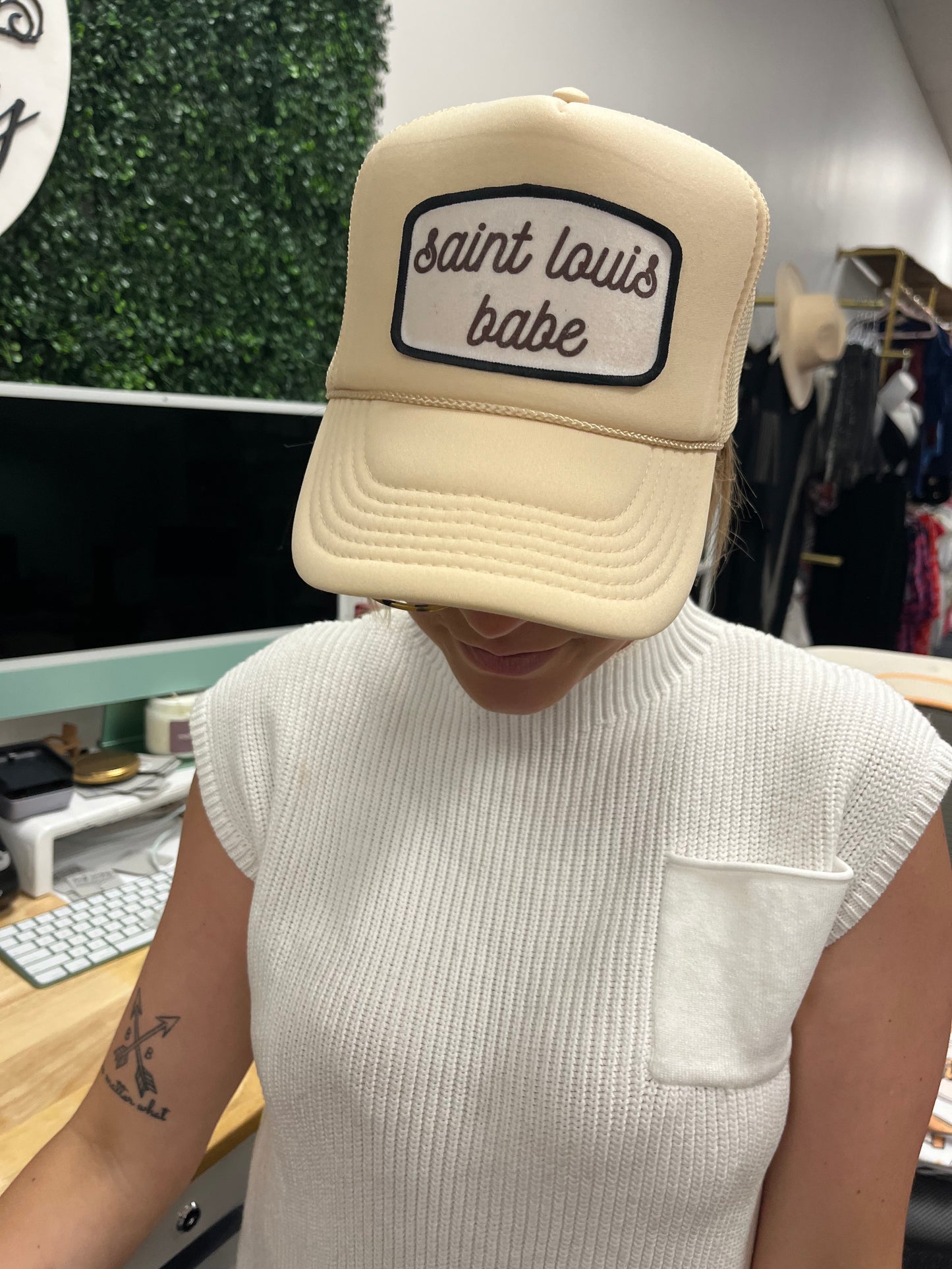 Saint Louis Babe Trucker hat
