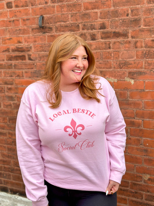 Local Bestie Social Club Crewneck