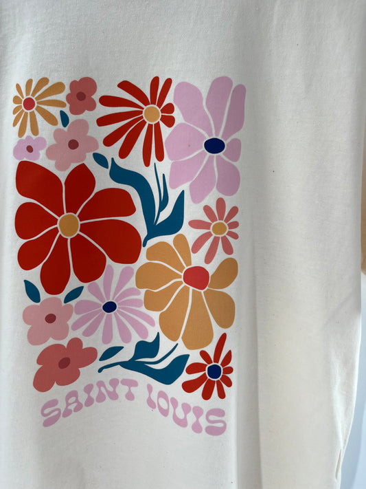Retro Floral Saint Louis Tee