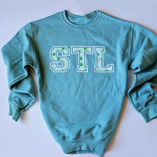STL shamrock crewneck