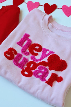 Fluffy Hey Sugar Crewneck
