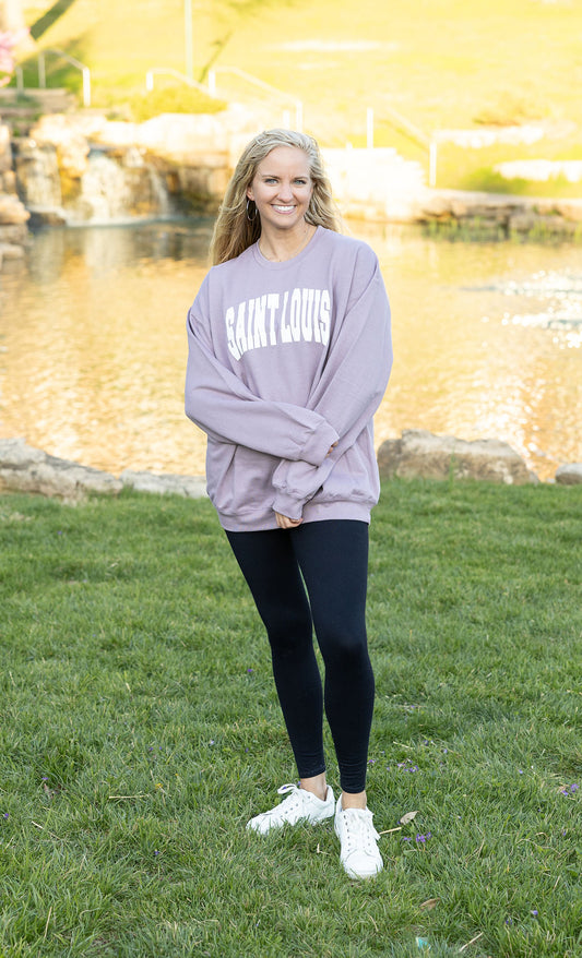 Pastel Puff Saint Louis Crewneck