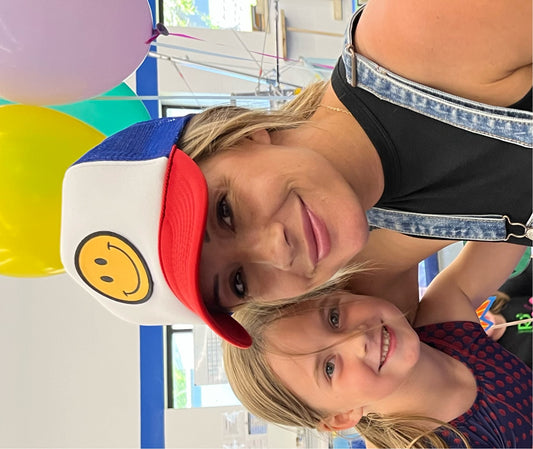 Toddler Patriotic Smiley Trucker Hat