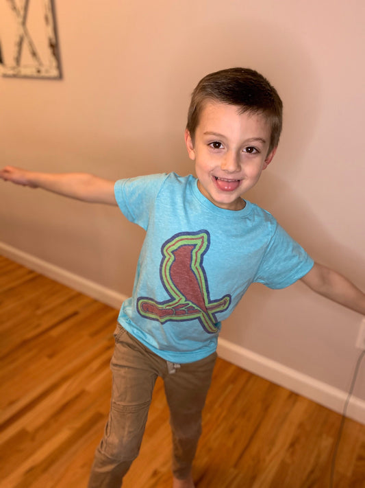 Kids Retro Cardinals Tee