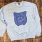 Blue Retro Wildcat Sweater