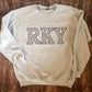 RKY Neutral Leopard crewneck sweatshirt