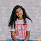 Pink and Red Saint Louis Tee.