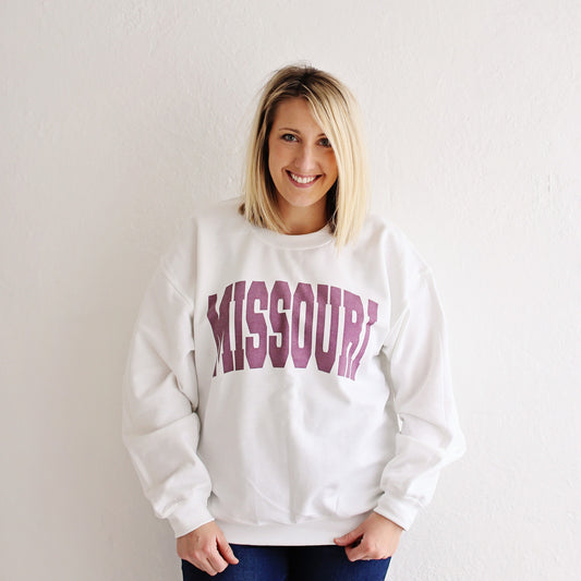 Maroon Missouri Sweatshirt