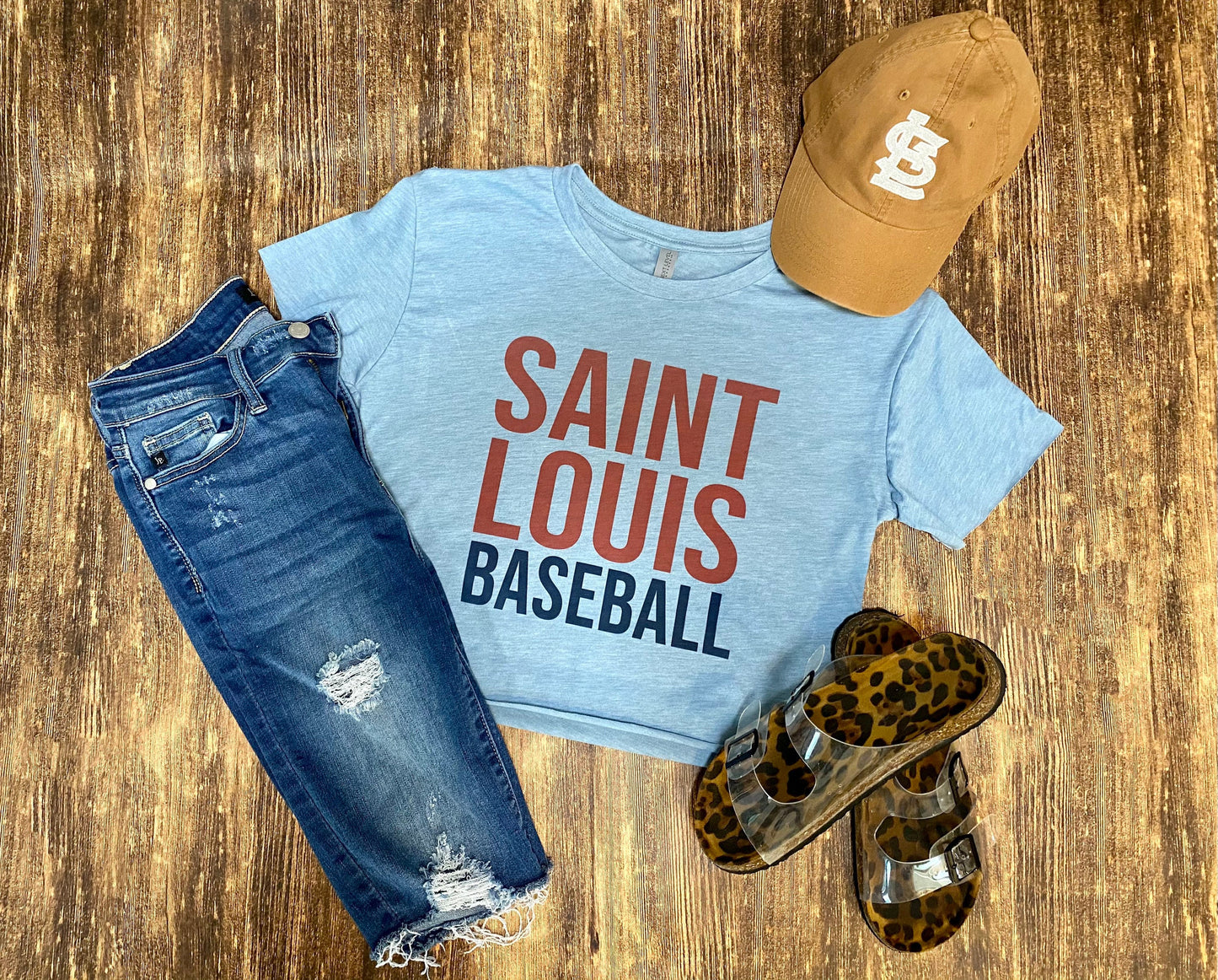Saint Louis Baseball Crop tee