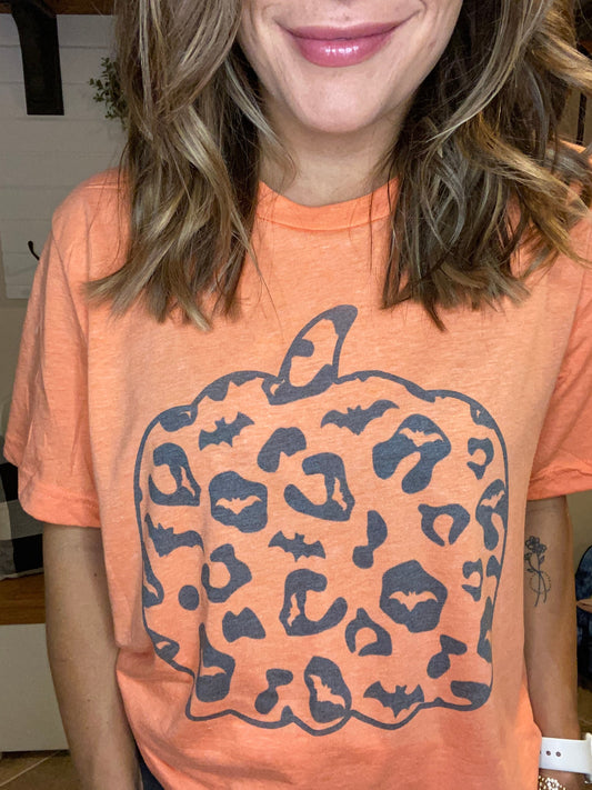Leopard Pumpkin Tee