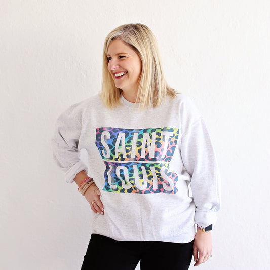 Lisa Frank Inspired Saint Louis Sweatshirt