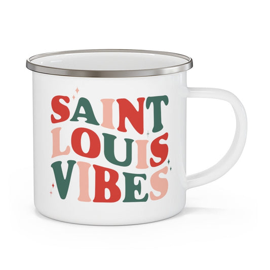 STL Holiday Enamel Camping Mug