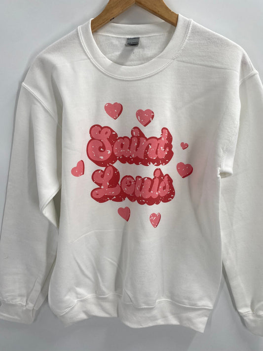 Saint Louis Valentines Day crewneck