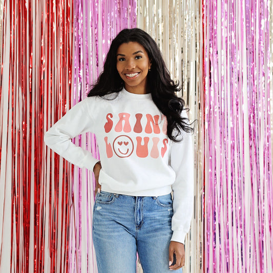 Heart Eyes Saint Louis crewneck sweatshirt